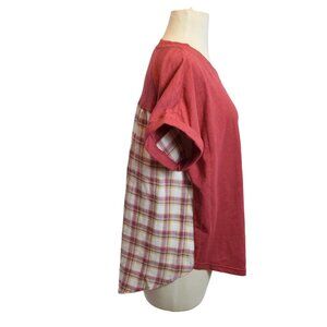 NWT Falls Creek Plaid Boxy Tee